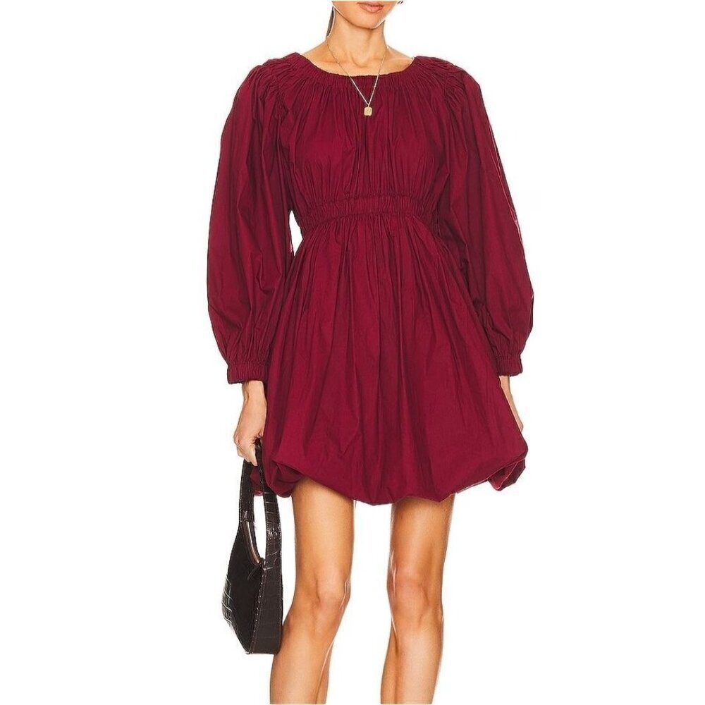 Ulla Johnson Martine Dress in Bordeaux,  Size‎ 6, NWT